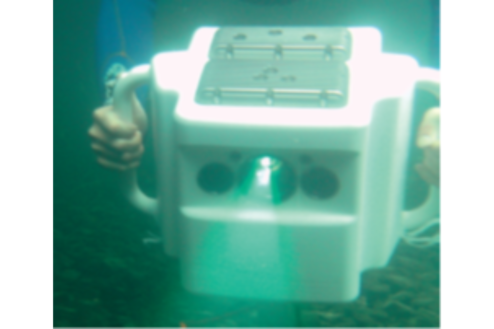 kolibri CORDLESS 3D-Scanner im Unterwassereinsatz