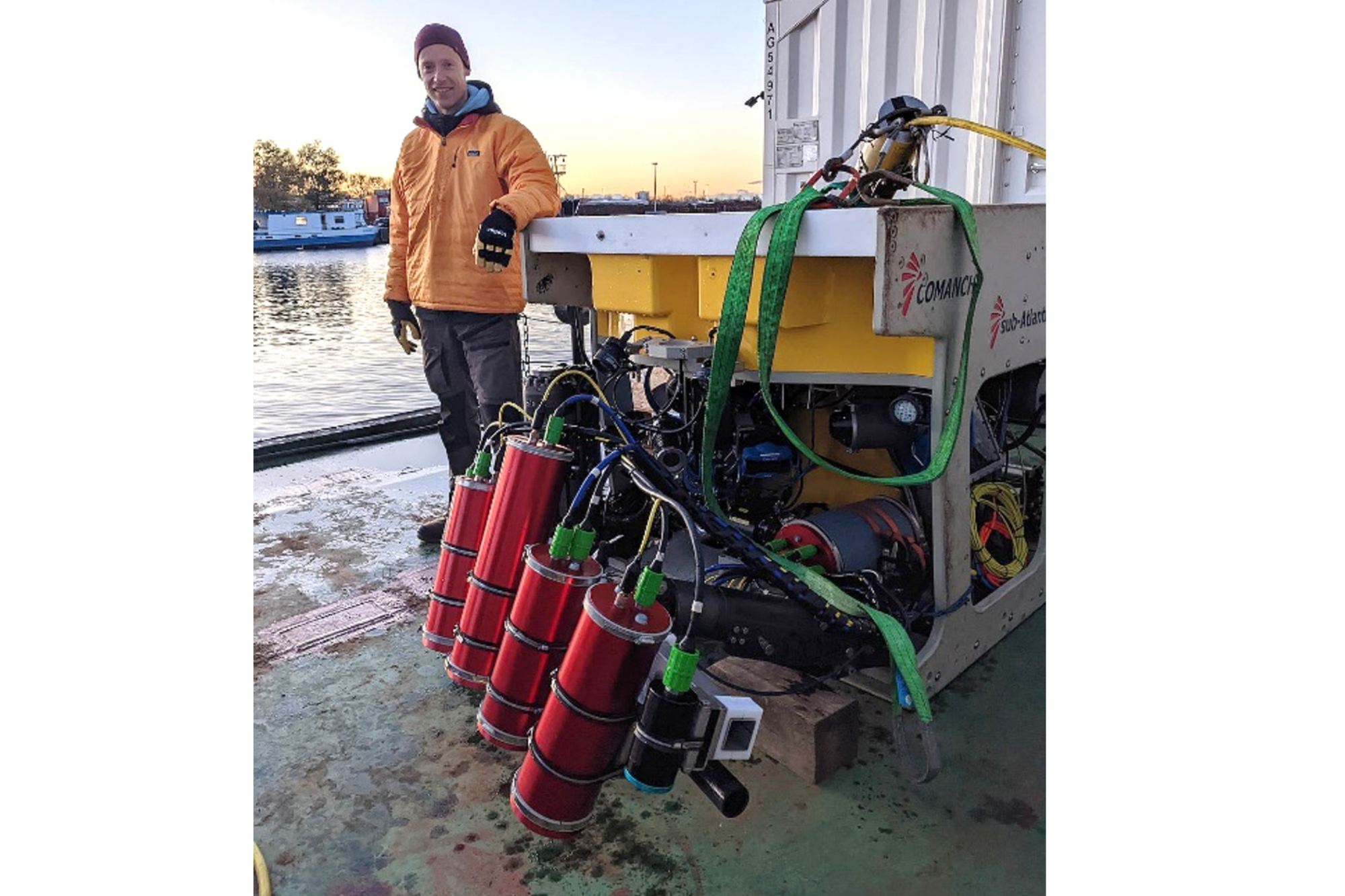 Unterwasser-3D-Sensorsystem goDeep3D, montiert an ein work-class ROV