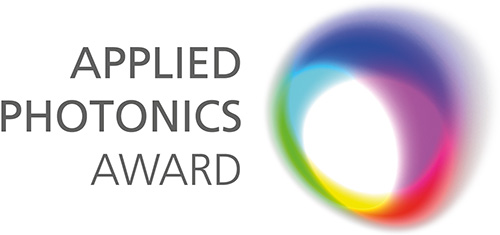 Darstellung des bunten Logos des Applied Photonics Awards