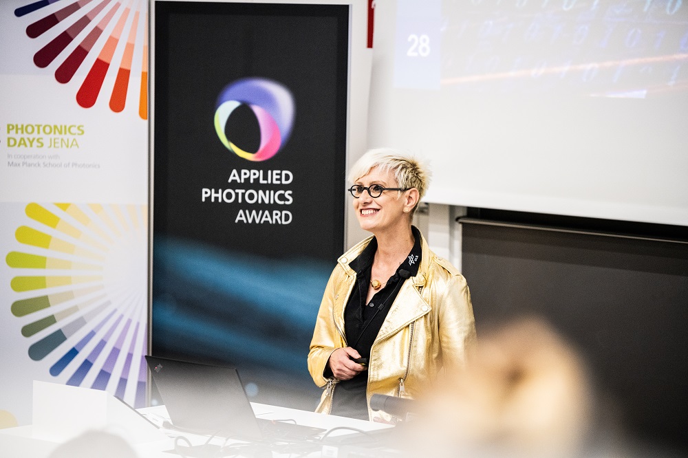 In ihrer Keynote sprach Prof. Dr. Anke Kaysser-Pyzalla über die Zukunft der Luft- und Raumfahrt.