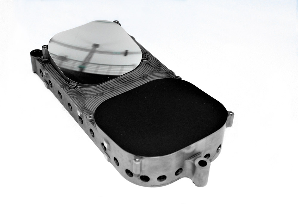 Additiv gefertigtes Spiegelmodul für Weltraumanwendungen.
