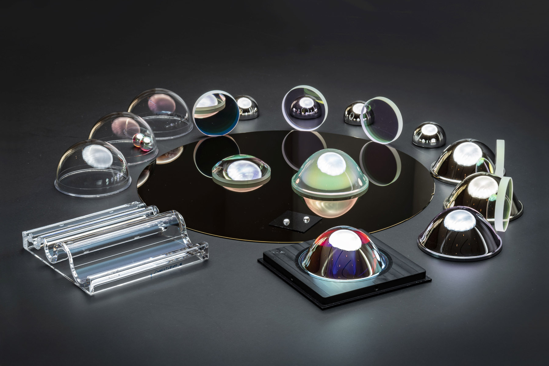 Coating of optical components with ALD