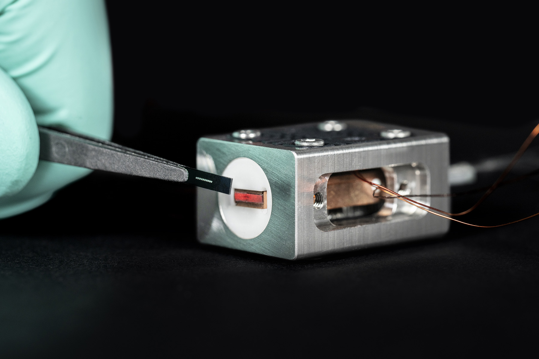 Optischer Multiplexer für Quantenkryptographie