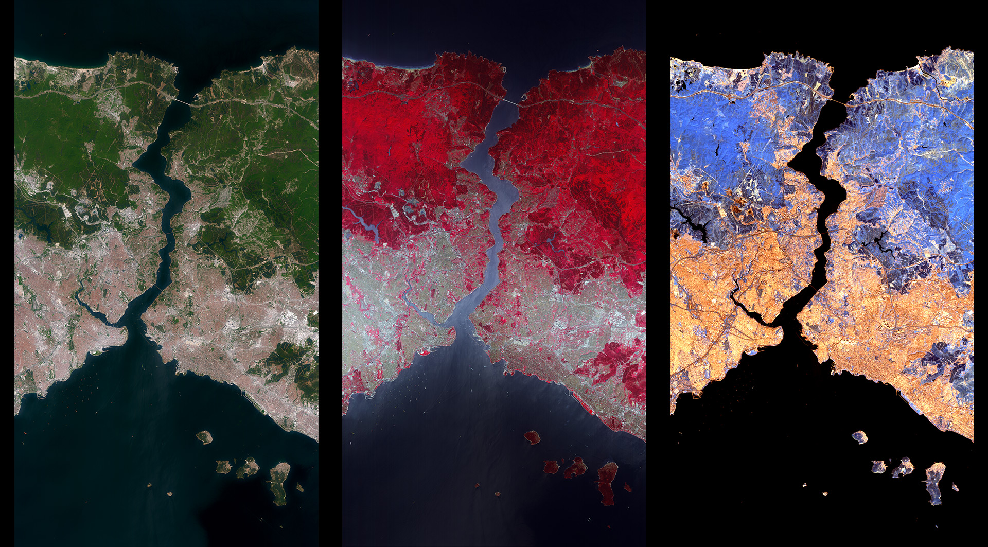EnMAP – ein Bild, viele verschiedene Informationen. 