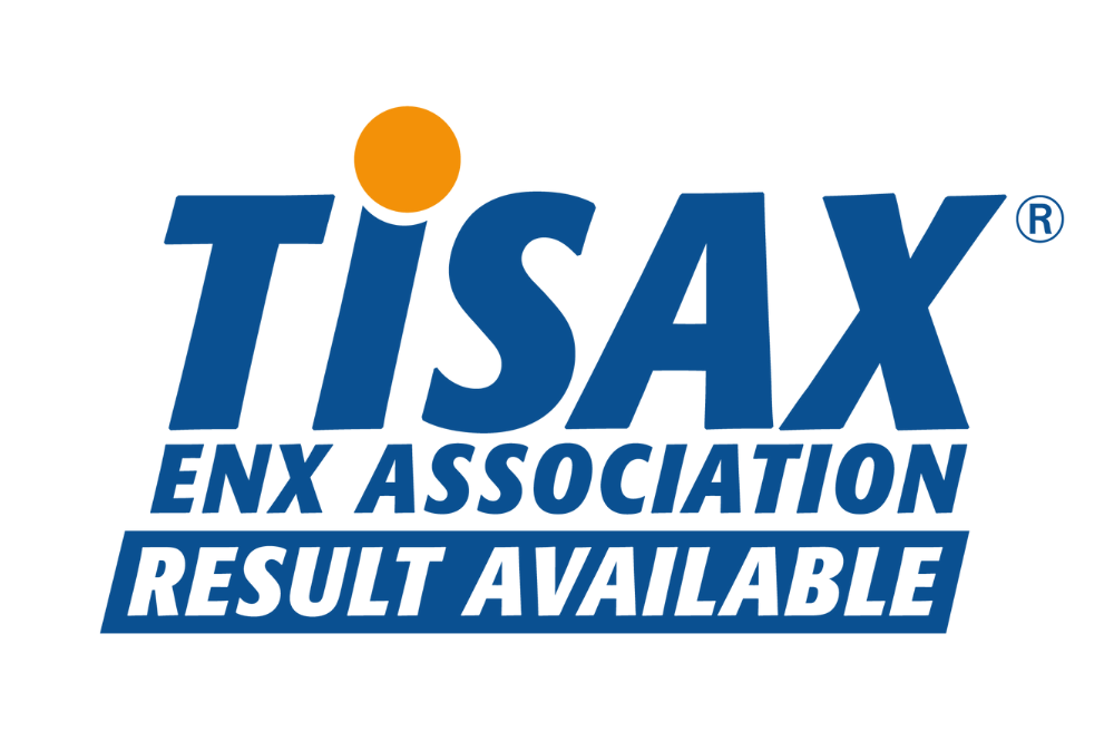 TISAX - Logo der ENX Association - Registrierter Teilnehmer