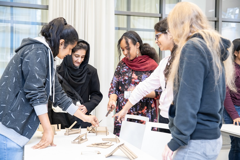 The Makeathon saw people tinkering and crafting together.