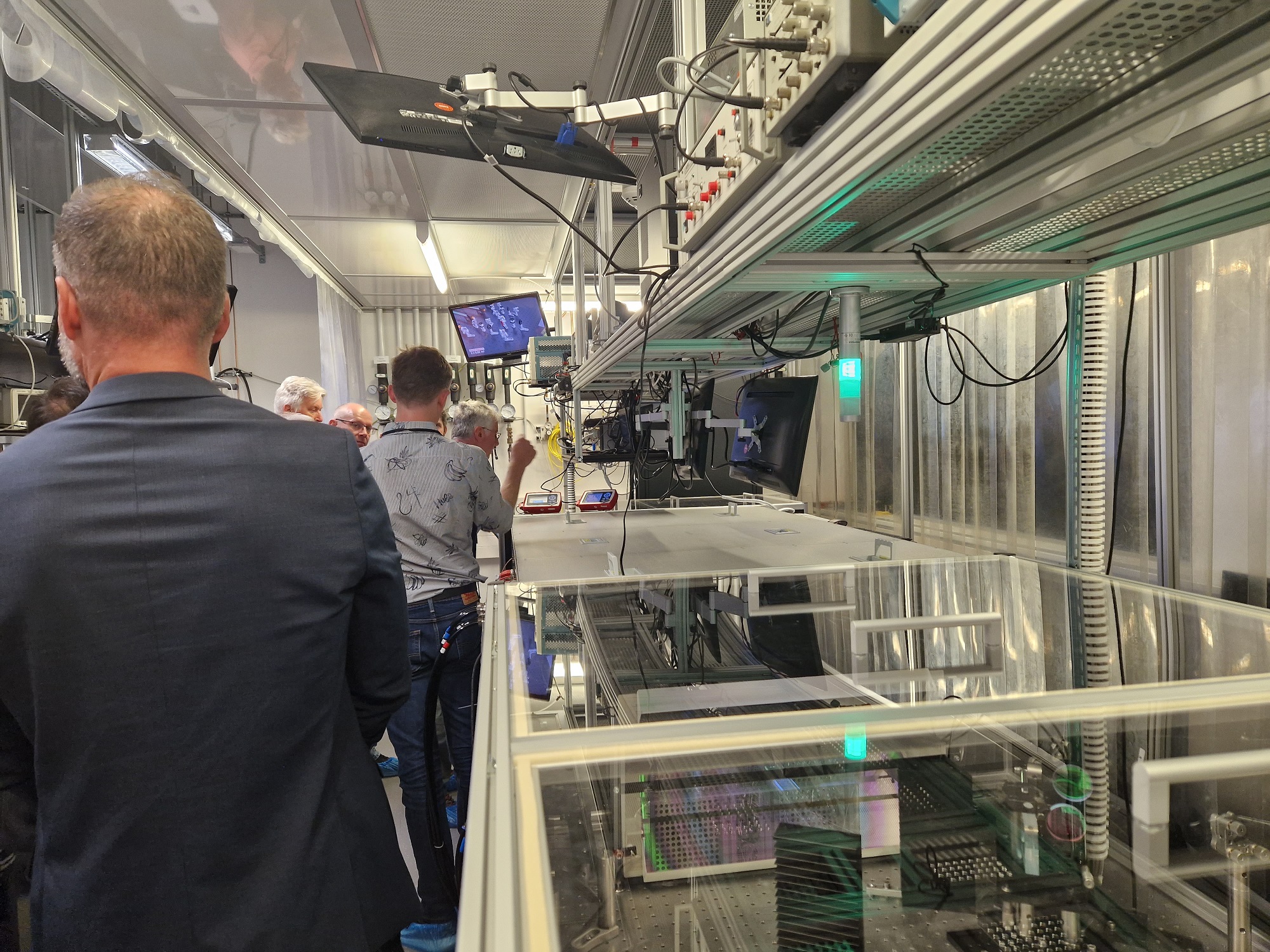 Guests were able to take a look behind the scenes during the laboratory tours. 