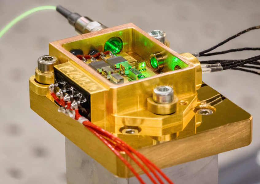 Diode-pumped solid-state laser module (DPSSL) for the ExoMars mission.