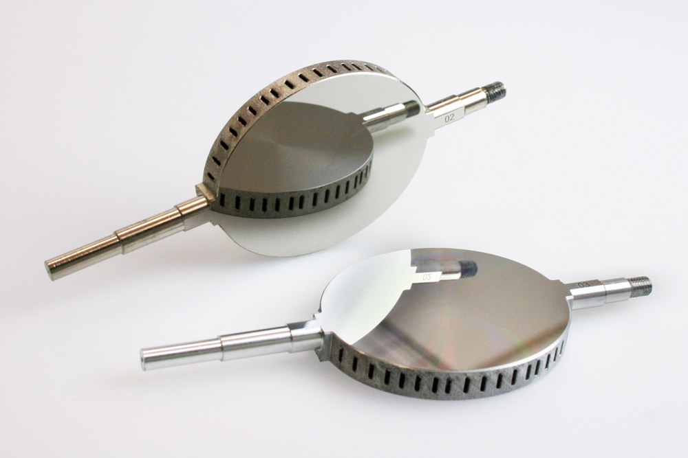 Light-weighted mirror for space applications after ultraprecision machining.