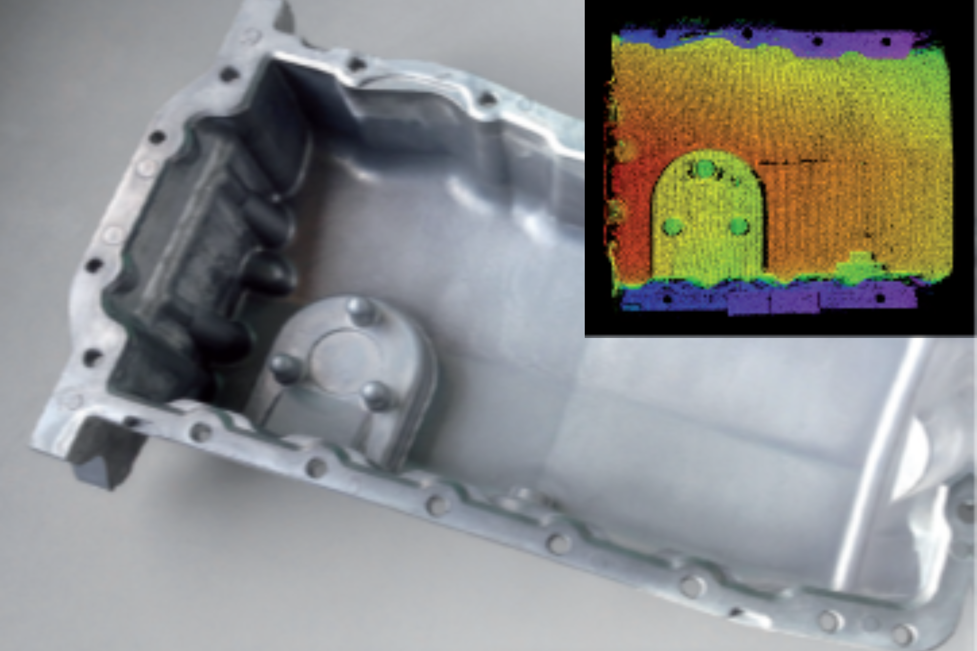 3D point cloud of a technical object