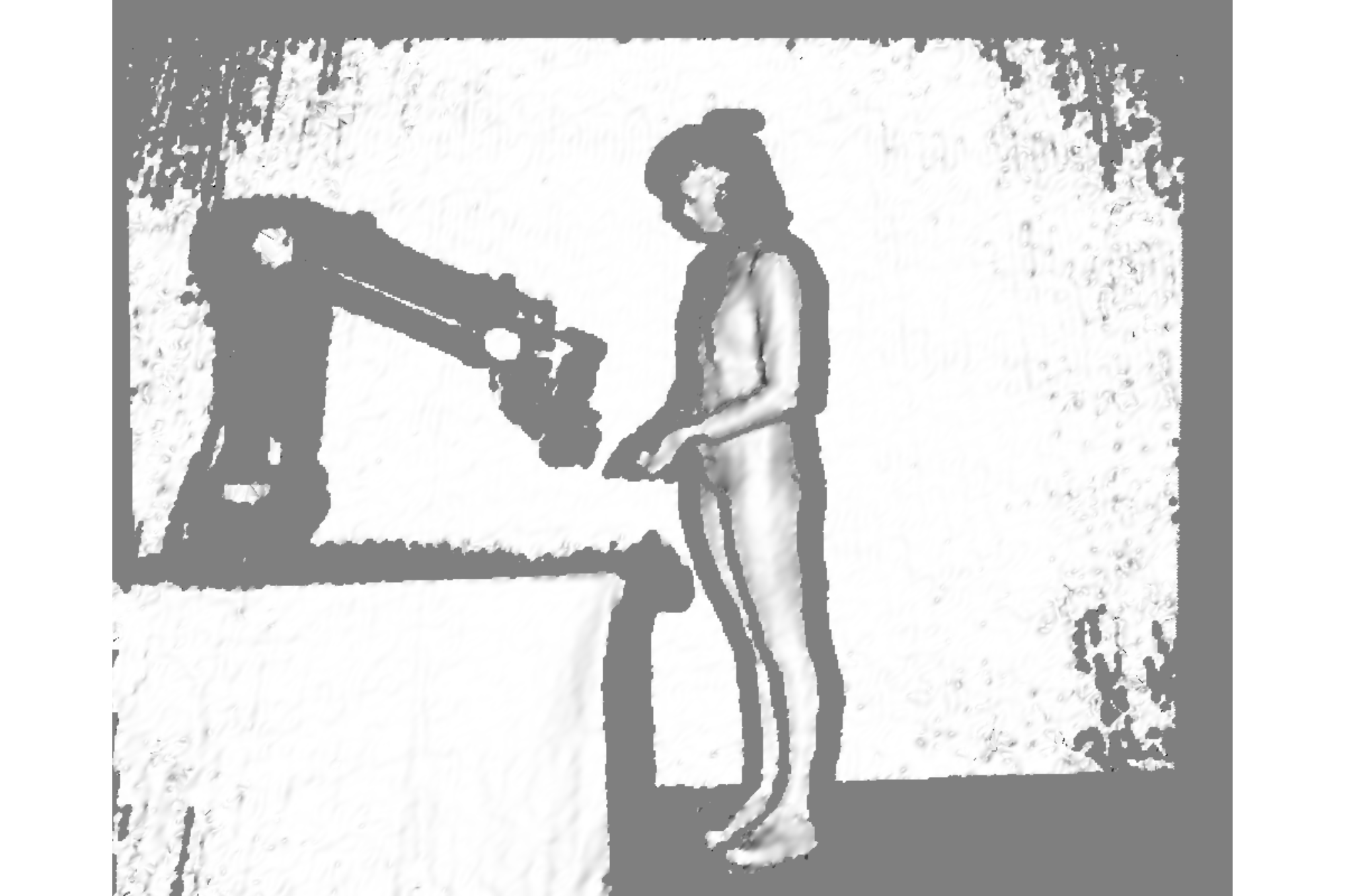 Live 3D reconstruction of a 3D sensor