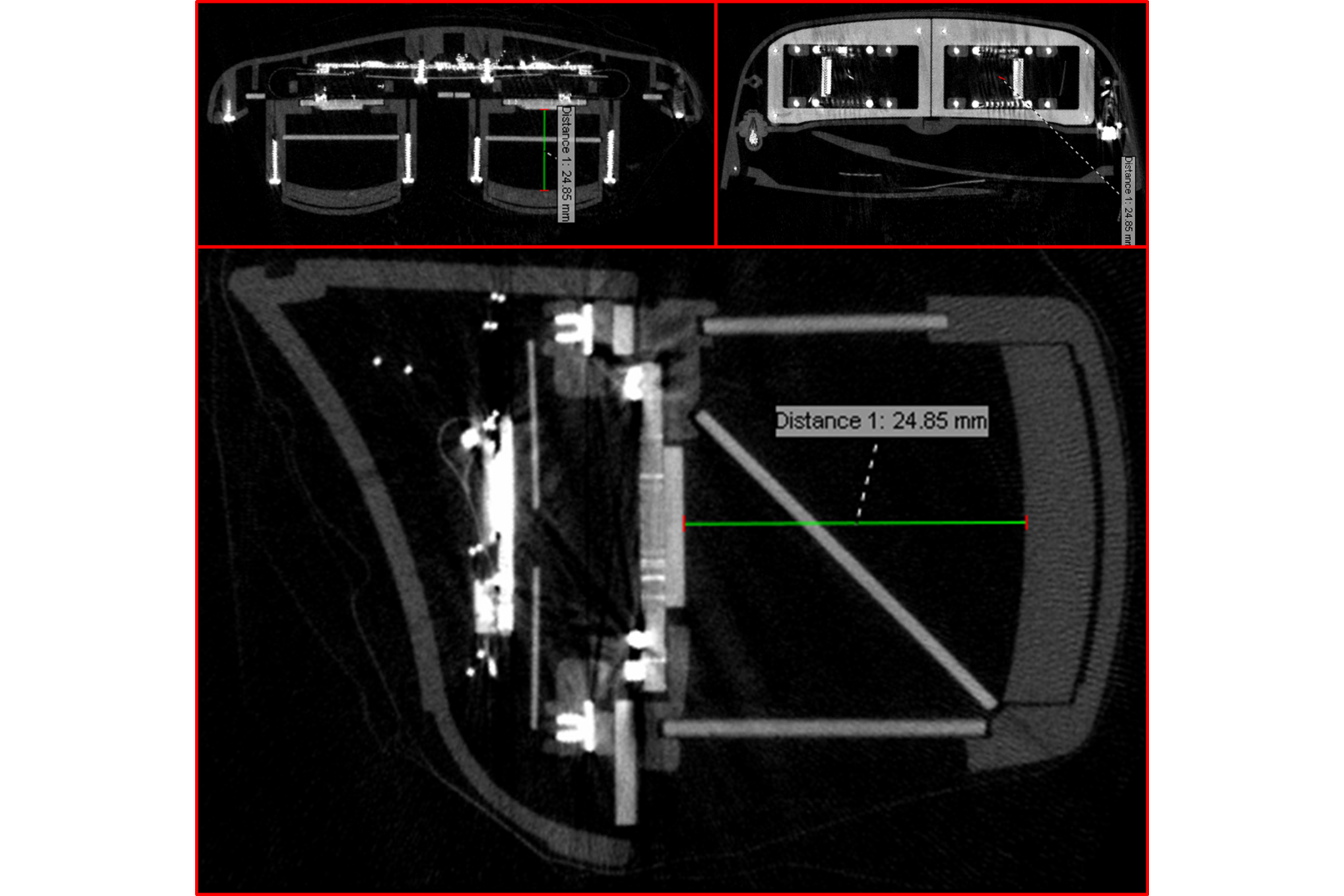 Analysis of the assembly condition of VR glasses using computed tomography