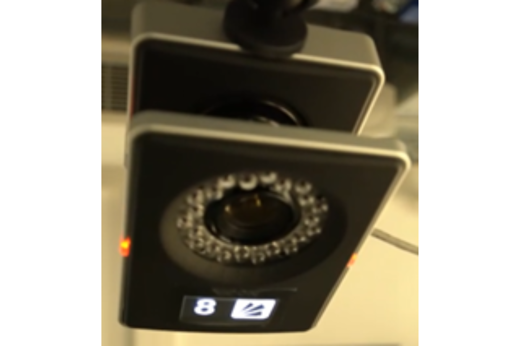 Three selected cameras with people tracking
