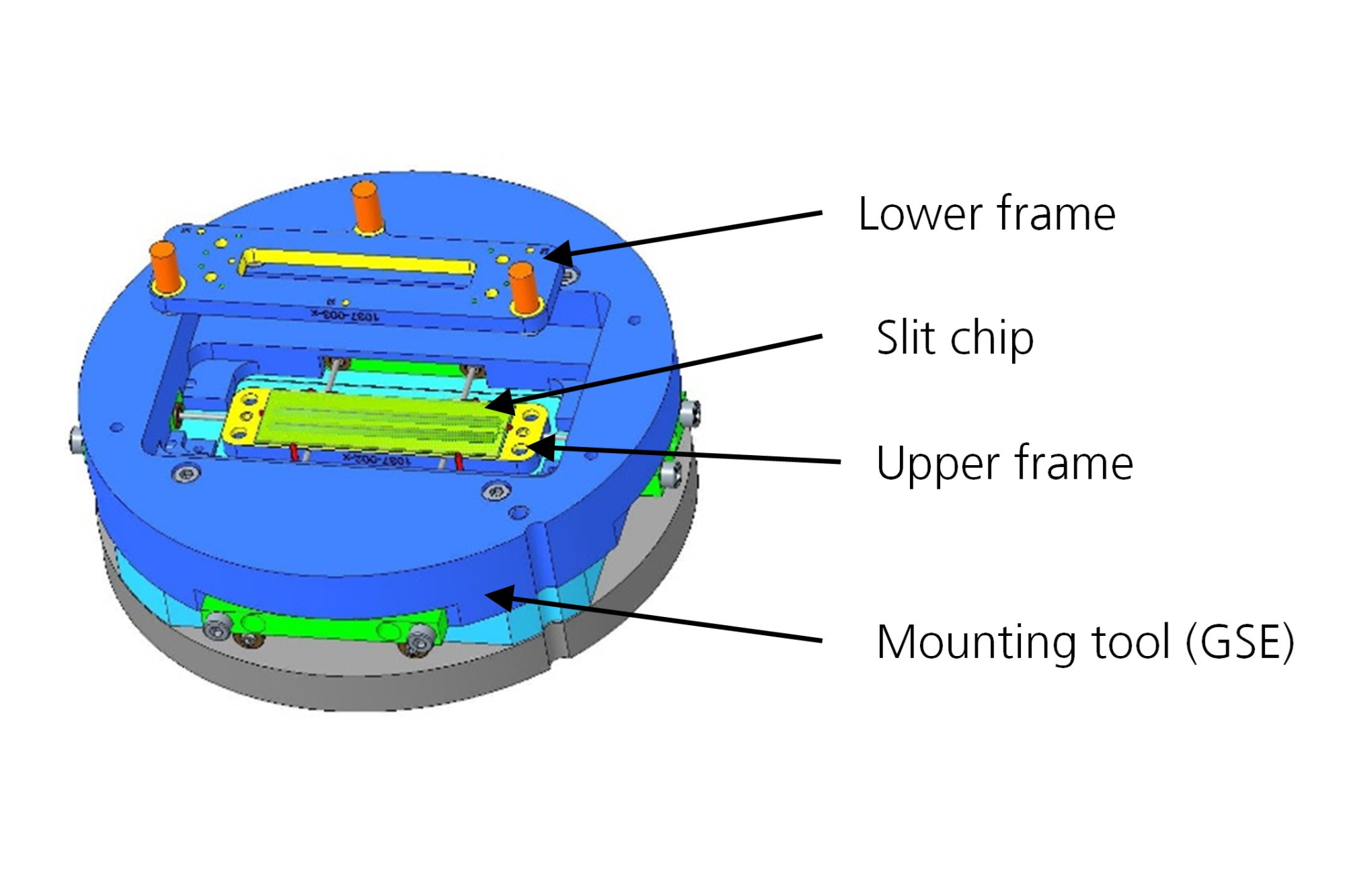 CAD image of a handling device