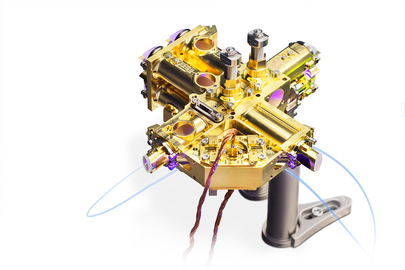 Stable, space-qualified source for entangled photon pairs.