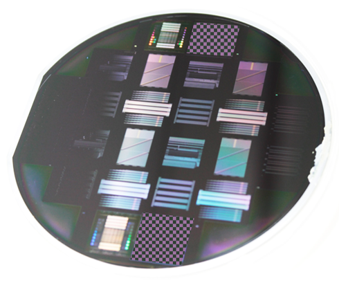 wafer-scale integrated photonic circuits from quantum materials