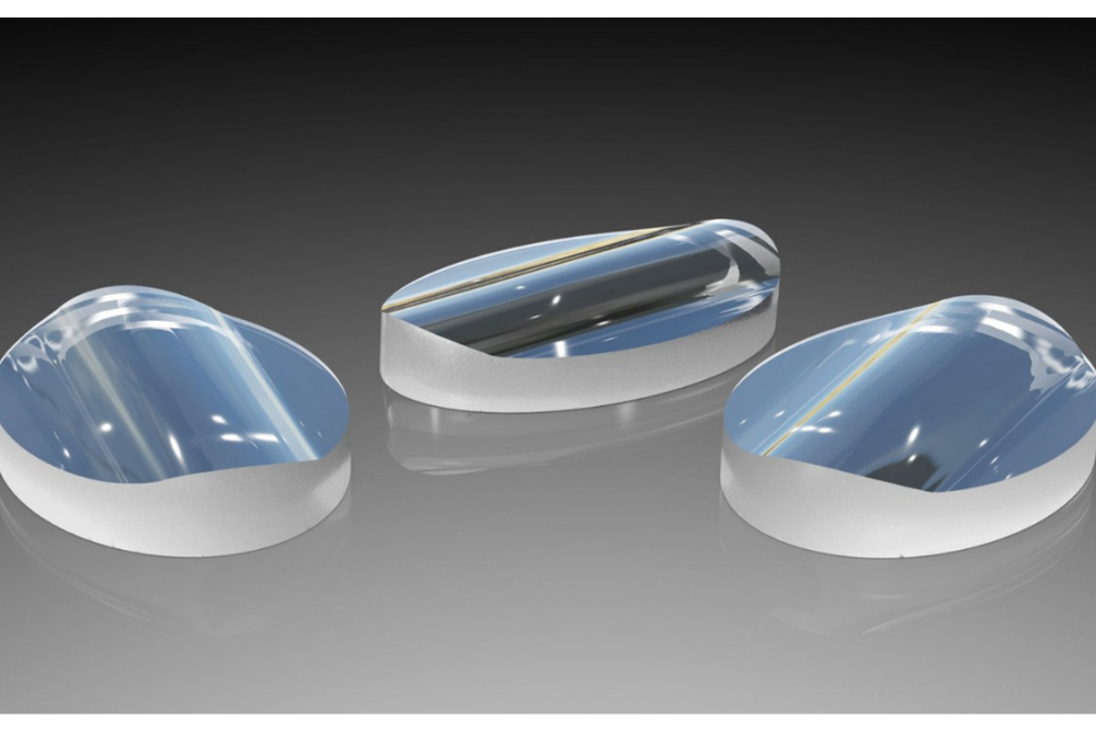 Free-form lenses manufactured at Fraunhofer IOF.