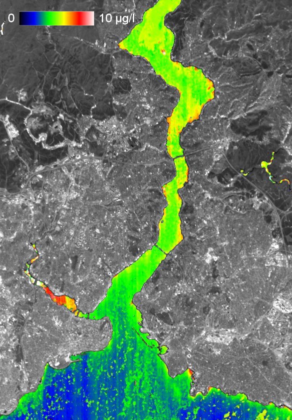 Hyperspectral images from space.