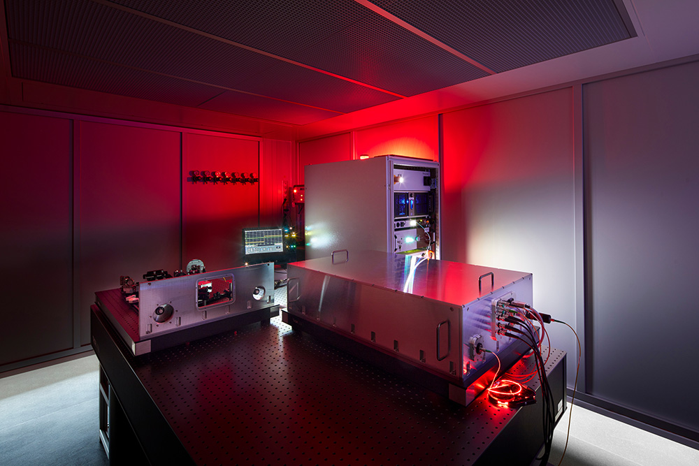 The quantum frequency converter developed by Fraunhofer ILT.