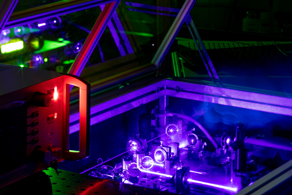 Experimental setup for quantum imaging.