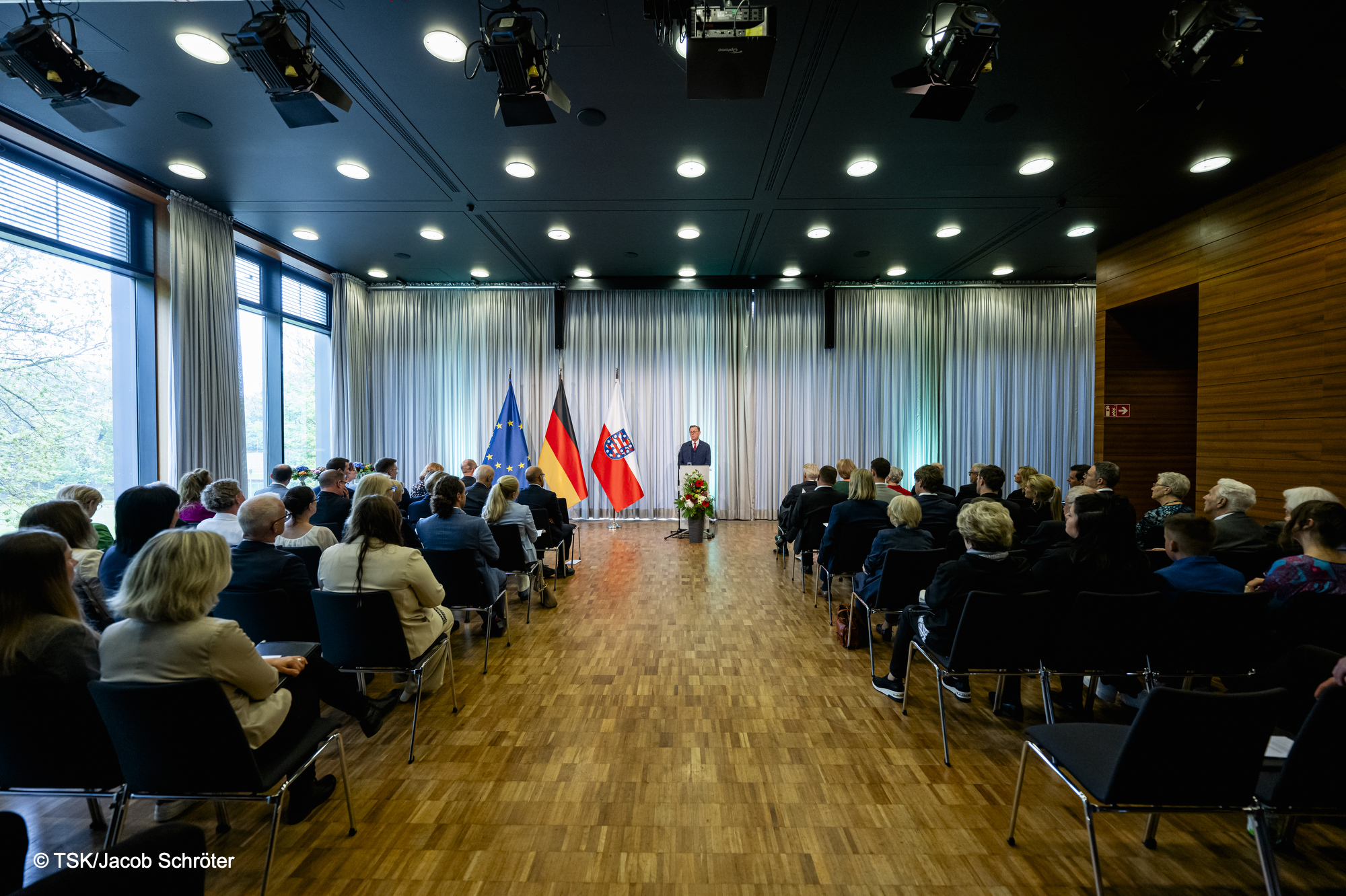 Impression of the ceremony in the Weimarhalle in Weimar.