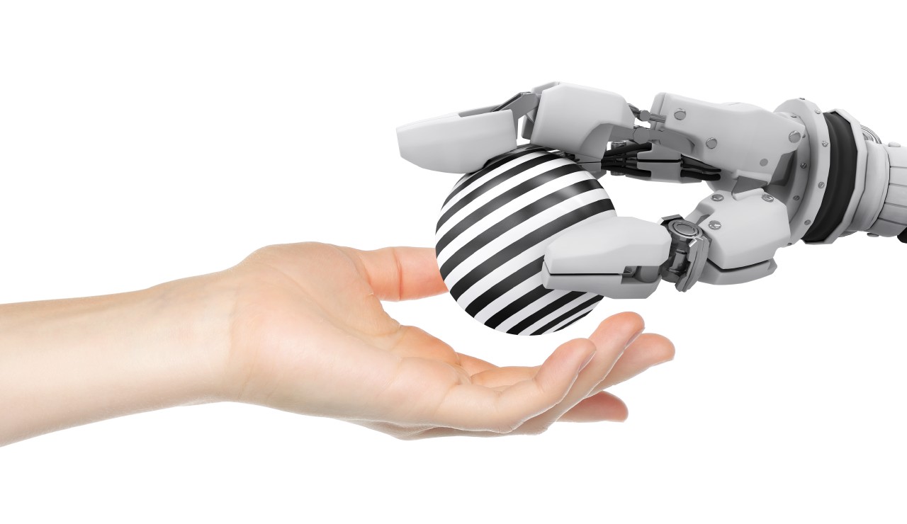 More safety through sensors when humans and robots work together.