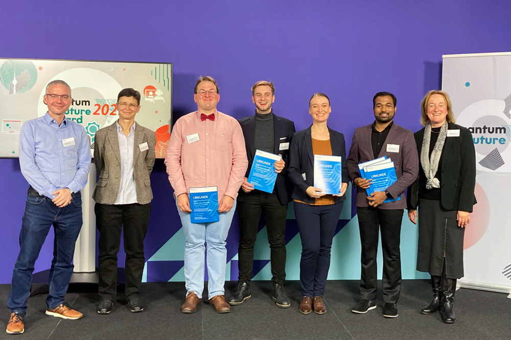 The winners of the BMBF Quantum Futur Award 2022.