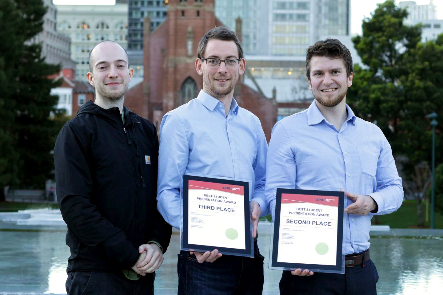 Winners of the &quot;Best Student Presentation Awards&quot; at SPIE Photonics West 2024